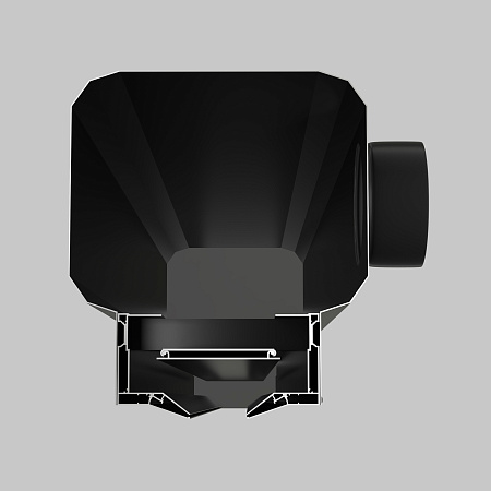 Диффузор с отражателем, линейный, для натяжного потолка, черный, КСД тип 3 Maytoni Aero ARO-LD-SC-000003