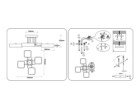 Люстра потолочная светодиодная Ambrella light FL516343 Люстра потолочная светодиодная Ambrella light FL516343
