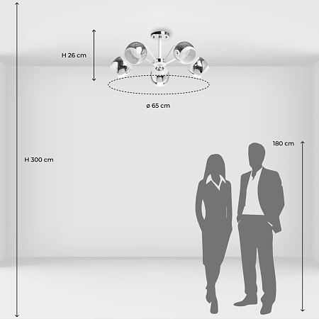 Люстра на штанге MW-Light Альфа 324018705