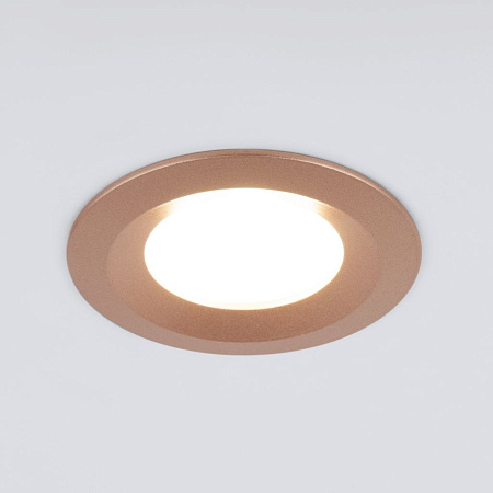 Встраиваемый светильник Elektrostandard 110 MR16 золотой a053333 Встраиваемый светильник Elektrostandard 110 MR16 золотой a053333