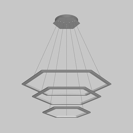 Люстра подвесная светодиодная Ledron GALAXY-COMBO-4-Grey-4000K Люстра подвесная светодиодная Ledron GALAXY-COMBO-4-Grey-4000K