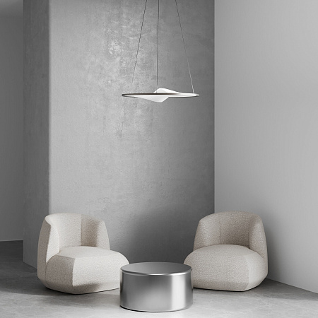 Светильник подвесной светодиодный Eurosvet Occhio 40026/1 LED серый a069308 Светильник подвесной светодиодный Eurosvet Occhio 40026/1 LED серый a069308