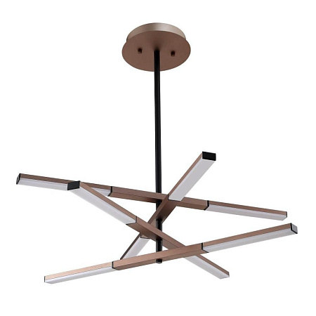 Люстра светодиодная на штанге Crystal Lux HI-WAY SP8 COFFEE