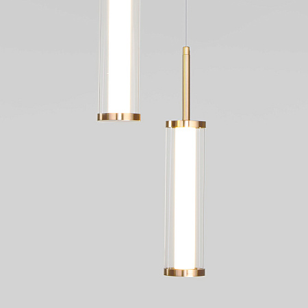 Светильник подвесной светодиодный Eurosvet Stark 50386/3 LED латунь a067954 Светильник подвесной светодиодный Eurosvet Stark 50386/3 LED латунь a067954