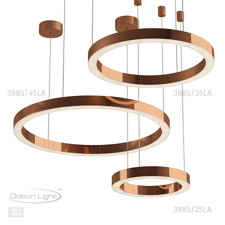 Люстра светодиодная подвесная Odeon Light BRIZZI 3885/35LAY