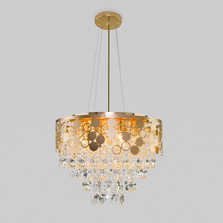 Хрустальная люстра Eurosvet Lianna 10123/8 золото a054123