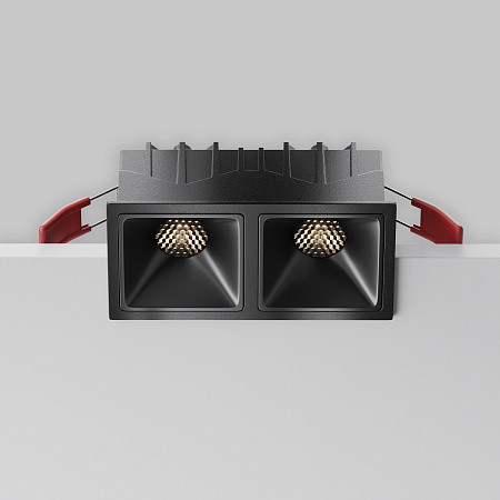 Светильник встраиваемый светодиодный Maytoni Alfa LED DL043-02-10W4K-SQ-B-1