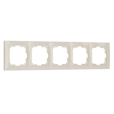 Рамка на 5 постов слоновая кость Werkel Snabb basic W0052003 4690389161469 a051292