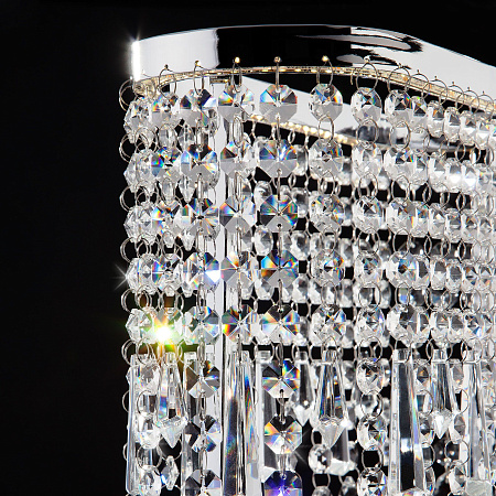 Настольная лампа светодидная Eurosvet Sicilia 80413/1 хром Настольная лампа светодидная Eurosvet Sicilia 80413/1 хром