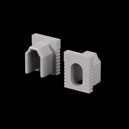 Комплект заглушек (для профиля 08×09) 10 шт., Maytoni ALM-0809-EC 642069 Комплект заглушек (для профиля 08×09) 10 шт., Maytoni ALM-0809-EC 642069