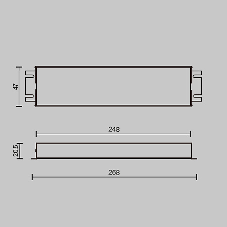Блок питания TRIAC 100Вт 24В IP67 Maytoni Lighting control 734002