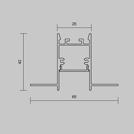 Профиль Maytoni ALM-6542-S-2M 636012 Профиль Maytoni ALM-6542-S-2M 636012