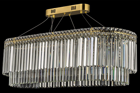 Люстра хрустальная светодиодная Arti Lampadari Ovindoli L 1.5.100X35.101 G Люстра хрустальная светодиодная Arti Lampadari Ovindoli L 1.5.100X35.101 G