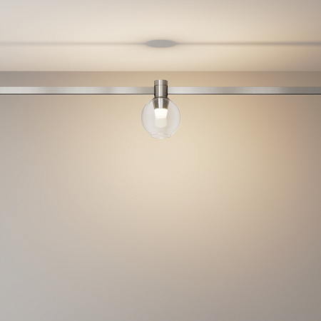 Трековый магнитный светодиодный светильник Maytoni Flarity Bubble TR148-1-3W3K-PT