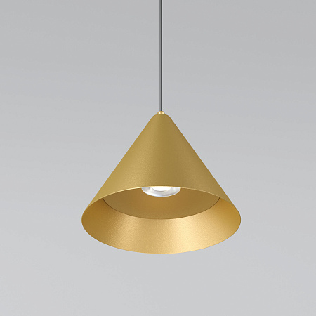 Светильник подвесной светодиодный Elektrostandard Conus 50316 LED 16W 4000K золотой a069335 Светильник подвесной светодиодный Elektrostandard Conus 50316 LED 16W 4000K золотой a069335