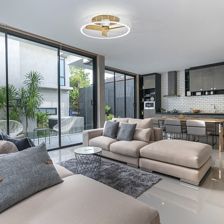 Люстра с вентилятором светодиодная Mantra NATURE 7809