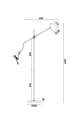 Торшер Freya Regina FR5111FL-01W