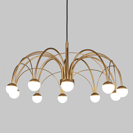 Люстра подвесная светодиодная Eurosvet Ragno 90030/10 LED золото a069298 Люстра подвесная светодиодная Eurosvet Ragno 90030/10 LED золото a069298