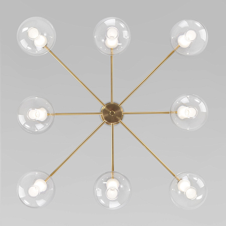 Люстра на штанге Eurosvet Magma 60175/8 латунь a069323 Люстра на штанге Eurosvet Magma 60175/8 латунь a069323