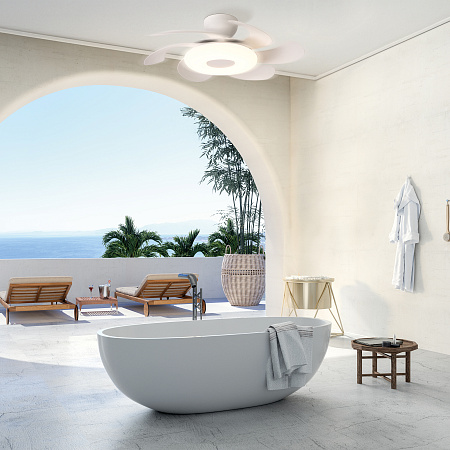 Люстра с вентилятором светодиодная Mantra FLOWER 8703 Люстра с вентилятором светодиодная Mantra FLOWER 8703