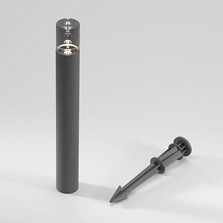 Уличный грунтовый светодиодный светильник Elektrostandard Hidden LED (35166/F) серый