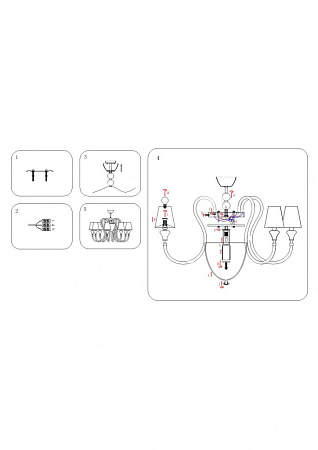 Потолочная люстра Lightstar Otto 809086 Потолочная люстра Lightstar Otto 809086