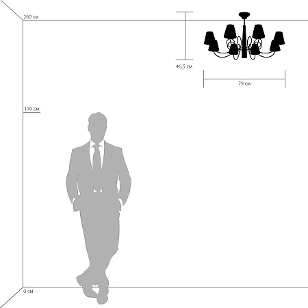 Потолочная люстра Lightstar Vortico 814097 Потолочная люстра Lightstar Vortico 814097