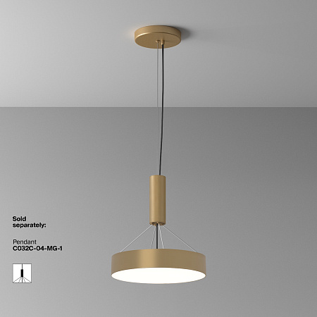 Светильник потолочный светодиодный Maytoni Zon C032CL-36W4K-RD-MG Светильник потолочный светодиодный Maytoni Zon C032CL-36W4K-RD-MG