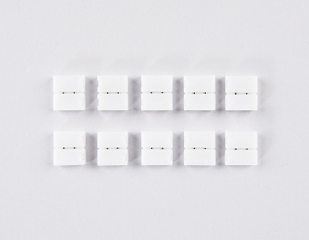 Соединитель прямой для светодиодной ленты 5050 12/24V (2 конт.) 10 шт Ambrella light GS GS6051 Соединитель прямой для светодиодной ленты 5050 12/24V (2 конт.) 10 шт Ambrella light GS GS6051