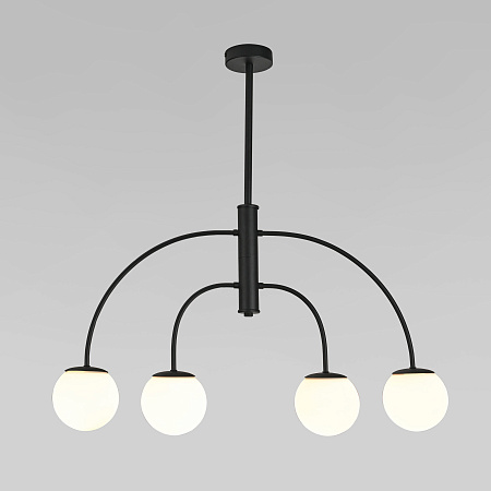 Люстра на штанге Eurosvet Cenacolo 30179/4 черный a069121 Люстра на штанге Eurosvet Cenacolo 30179/4 черный a069121