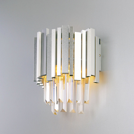 Светильник настенный Bogates Piano 308/1 серебро (a042725) Светильник настенный Bogates Piano 308/1 серебро (a042725)