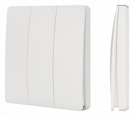 Выключатель беспроводной трехклавишный Arlight INTELLIGENT 051685 Выключатель беспроводной трехклавишный Arlight INTELLIGENT 051685