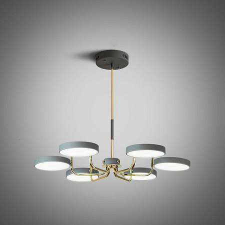 Люстра подвесная светодиодная Imperiumloft TAVIS D78 Gray 229001-26