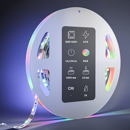 Светодиодная лента Maytoni RGB 14,4Вт/м 24V IP20 Ultra 201139 Светодиодная лента Maytoni RGB 14,4Вт/м 24V IP20 Ultra 201139