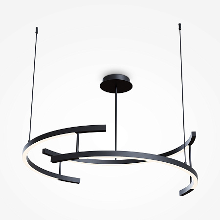 Люстра подвесная светодиодная Maytoni Line MOD016PL-L52BK