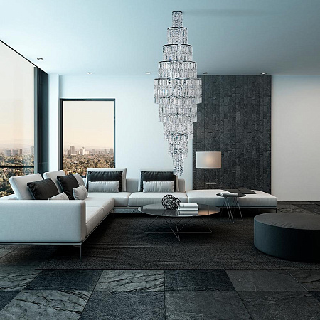 Люстра каскадная Arti Lampadari Valencia E 1.10.50.501 N Люстра каскадная Arti Lampadari Valencia E 1.10.50.501 N