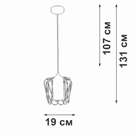 Светильник подвесной Vitaluce V2846-0/1S Светильник подвесной Vitaluce V2846-0/1S