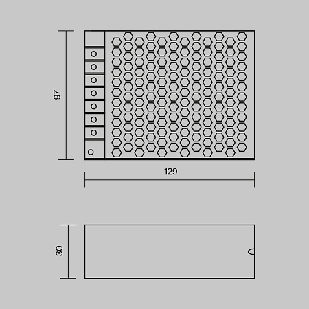 Блок питания для магнитных систем 48V, 150Вт, 48V, IP20 Maytoni Power Supply Magnetic PSL006-150W-48V-IP20