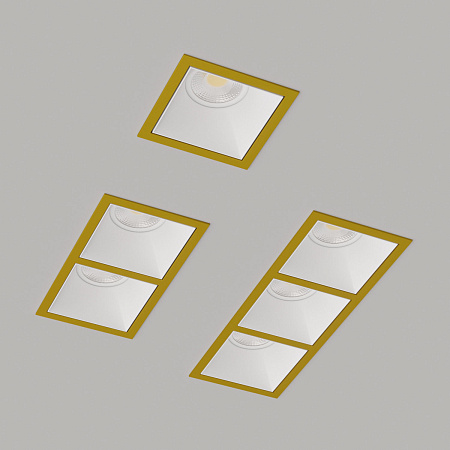 Светильник встраиваемый Ledron RISE-KIT2-Gold-White