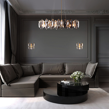 Светильник настенный Bogates Onyx 372/2 Strotskis золото Светильник настенный Bogates Onyx 372/2 Strotskis золото