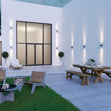 Уличный настенный светодиодный светильник Novotech CALLE 359304 Уличный настенный светодиодный светильник Novotech CALLE 359304