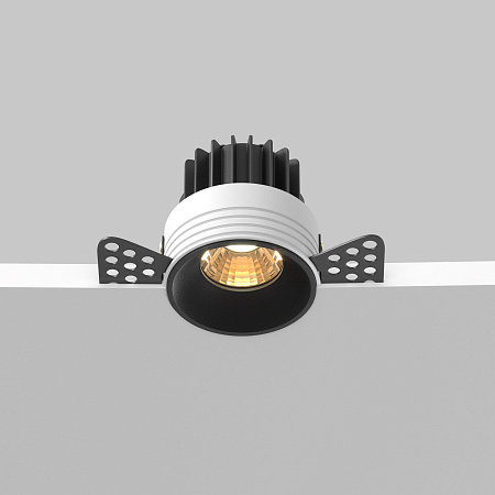 Светильник встраиваемый светодиодный Maytoni Round DL058-7W2.7K-TRS-B
