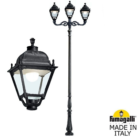 Парковый светильник FUMAGALLI HOREB ADAM/SIMON 2L+1 U33.208.M21.AXH27 Парковый светильник FUMAGALLI HOREB ADAM/SIMON 2L+1 U33.208.M21.AXH27