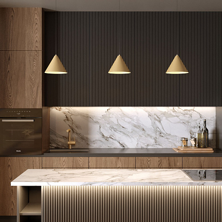 Светильник подвесной светодиодный Elektrostandard Conus 50316 LED 16W 4000K золотой a069335 Светильник подвесной светодиодный Elektrostandard Conus 50316 LED 16W 4000K золотой a069335