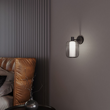 Бра Eurosvet Voile 30191/1 черный a069157 Бра Eurosvet Voile 30191/1 черный a069157