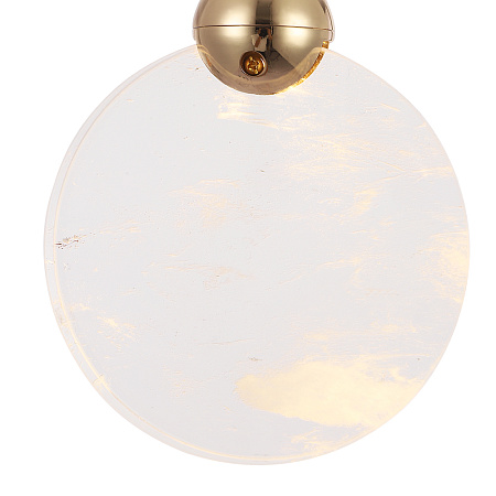 Светильник подвесной светодиодный Crystal Lux CIELO SP3W LED GOLD