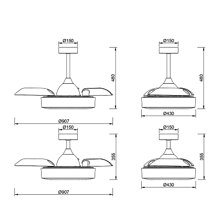 Люстра с вентилятором светодиодная Mantra COIN 8219 Люстра с вентилятором светодиодная Mantra COIN 8219