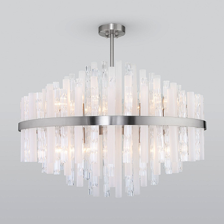 Люстра на штанге Bogates Hollis 367/12 Никель Люстра на штанге Bogates Hollis 367/12 Никель