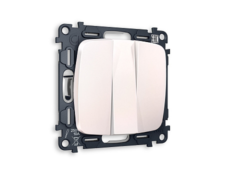 Комплект механизма 3-клавишного выключателя Ambrella Volt OMEGA MO205010 Комплект механизма 3-клавишного выключателя Ambrella Volt OMEGA MO205010