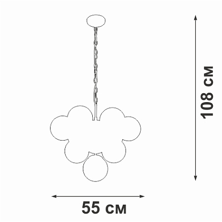 Люстра подвесная Vitaluce V49630-8/10 Люстра подвесная Vitaluce V49630-8/10